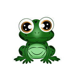 Cute cartoon animal characters, bright colors