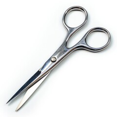 Obraz premium Precision Medical Scissors for Surgical Procedures on White Background