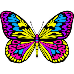 Cute cartoon animal characters, bright colors