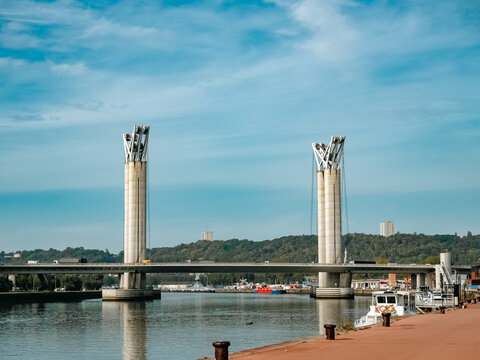 Pont Gustave Flaubert (Gustave Flaubert Bridge) in Rouen