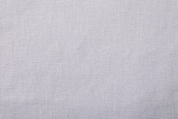 Texture of white fabric as background, top view