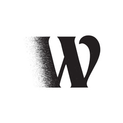 Alphabet Line Art Illustration Flat Design