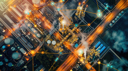 Aerial View of Companies Strengthening Their Supplier Networks