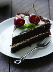 pastry dessert cake tart with fresh berries