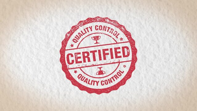 Certified stamp