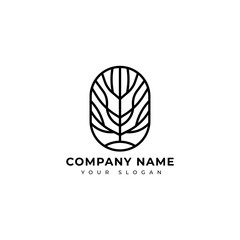 Nature logo vector design template