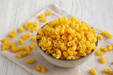 Raw Organic Dry Chifferi Rigati Pasta Ready to Cook