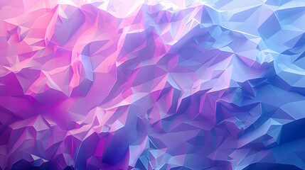 Pastel pink and purple 3d dimensional mountain and hill in triangle shape 