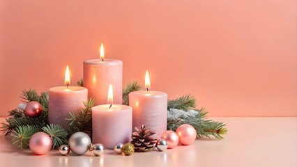 background with candles