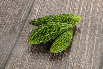 Green raw bitter lemon vegetables