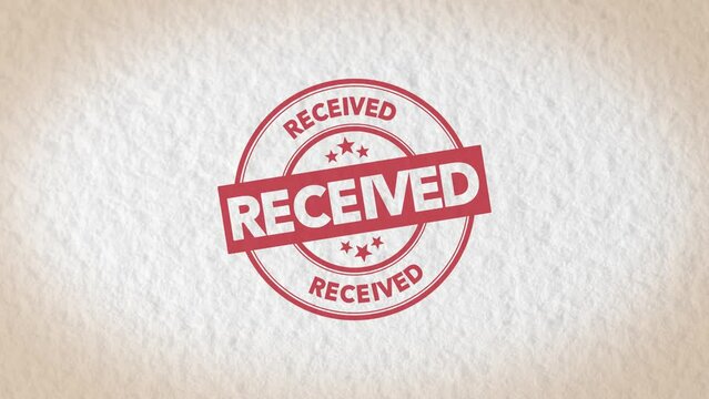 Received stamp