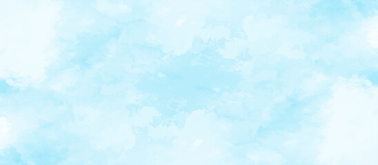 gradient light white sky background with fluffy clouds .Nature landscape in environment day horizon skyline view .cloudy in sunshine calm bright winter air background .