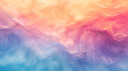 Obraz premium Abstract pastel gradient with flowing light waves and soft colors