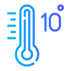 ten gradient icon