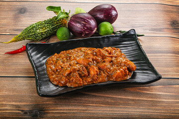 Indian cuisine - chicken masala sauce