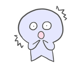 The surprised man