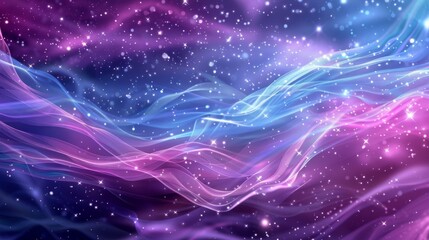 Fototapeta premium Colorful Abstract Nebula Background, Generative AI