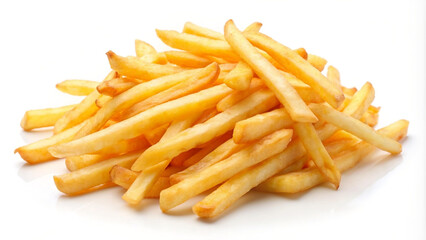 Fototapeta premium french fries on white background