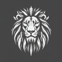 Obraz premium lion head vector