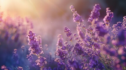 Amazing Beautiful Colorful Natural Scenery: Lavender Fields