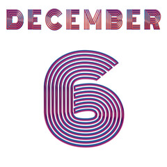 DECEMBER 6 - CREATIVE NEON ART ISOLATED