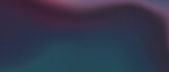 Blue purple pink color gradient wave background grainy texture dark abstract web banner header backdrop design copy space