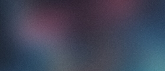 Blue purple pink color gradient wave background grainy texture dark abstract web banner header backdrop design copy space