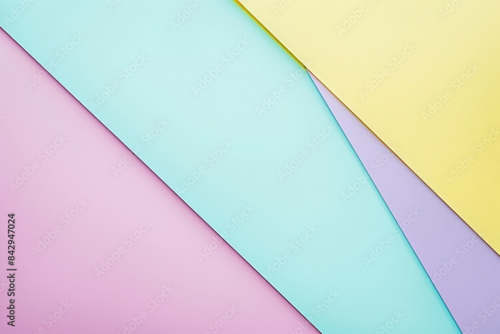 Poster abstract background with pastel colored paper, perfect for design or scrapbooking. minimalistic styl