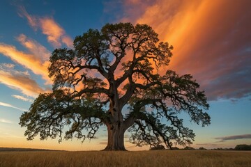Fototapeta premium Majestic Tree at Sunset