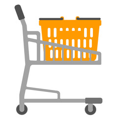 お買い物カートのイラスト