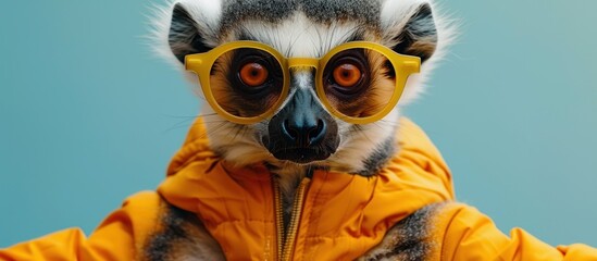 Fototapeta premium Lemur in sunglasses