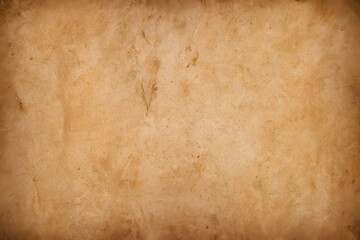 Aged parchment with rough texture, muted beige color, grain, imperfections, dark border