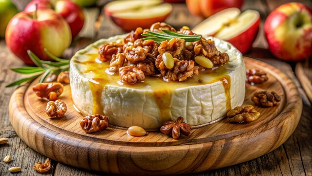 Honey Apple Walnut Baked Brie
- Powered by Adobe