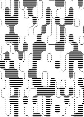 Black and white abstract pattern background. Fully editable vector element for creative design. Vector Format Illustration 