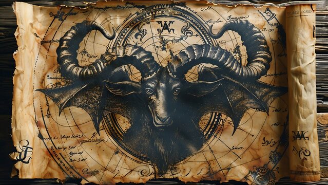 Baphomet Dark Lord Biblical Evil Satanic Lucifer Temple Book of Enoch