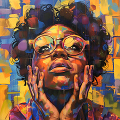 Retrato de uma mulher negra