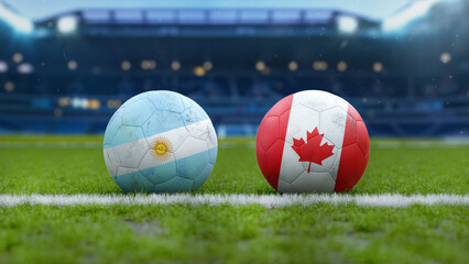 Argentina vs Canada Soccer Match
