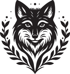 Minimalist Vector Illustrations of an Angry Fox Head for Eye-Catching Logos and Branding