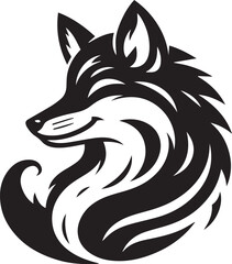 Minimalist Vector Illustrations of an Angry Fox Head for Eye-Catching Logos and Branding