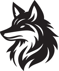 Minimalist Vector Illustrations of an Angry Fox Head for Eye-Catching Logos and Branding