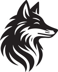 Minimalist Vector Illustrations of an Angry Fox Head for Eye-Catching Logos and Branding