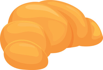 Delicious, golden brown croissant is shown, tempting viewers with its flaky texture and buttery aroma