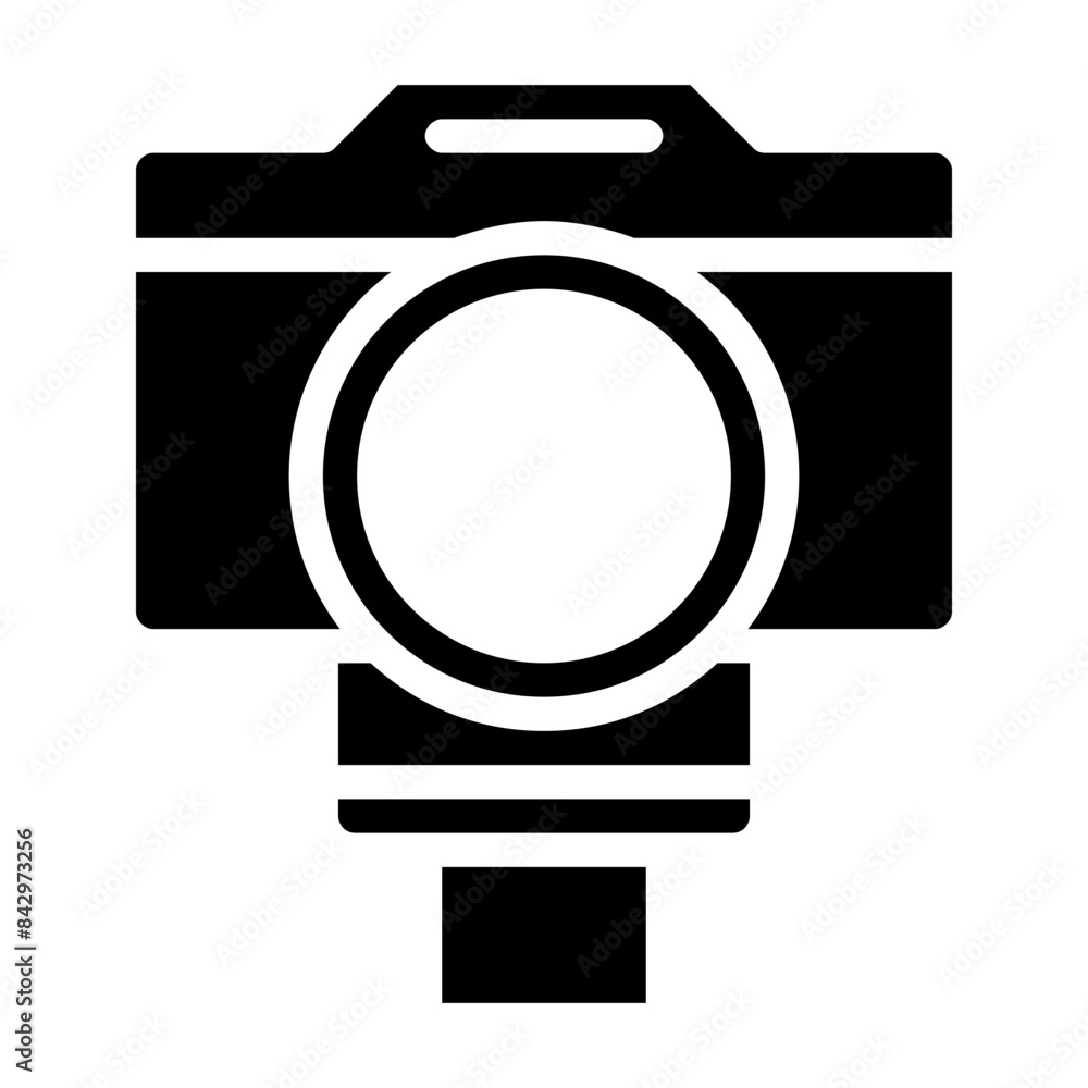 Wall mural camera icon