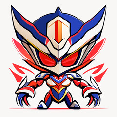 Sublimation-Ready Vector Graphic of Full Body Alien for Apparel and Home Decor