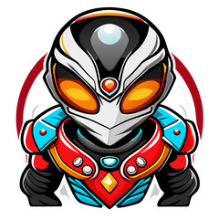 Vector Art of Playful Alien Illustration for T-shirt Sublimation and Decor