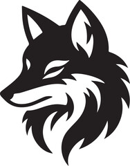 Minimalist Vector Illustrations of an Angry Fox Head for Eye-Catching Logos and Branding