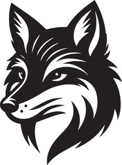 Minimalist Vector Illustrations of an Angry Fox Head for Eye-Catching Logos and Branding