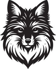 Minimalist Vector Illustrations of an Angry Fox Head for Eye-Catching Logos and Branding