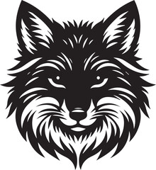 Minimalist Vector Illustrations of an Angry Fox Head for Eye-Catching Logos and Branding