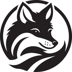 Minimalist Vector Illustrations of an Angry Fox Head for Eye-Catching Logos and Branding